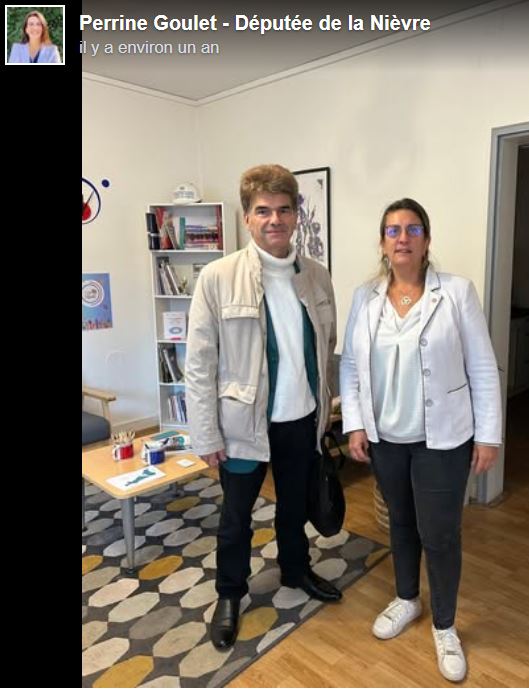 Rencontre constructive entre l’association Jamais Sans Papa et Madame la députée Perrine Goulet
